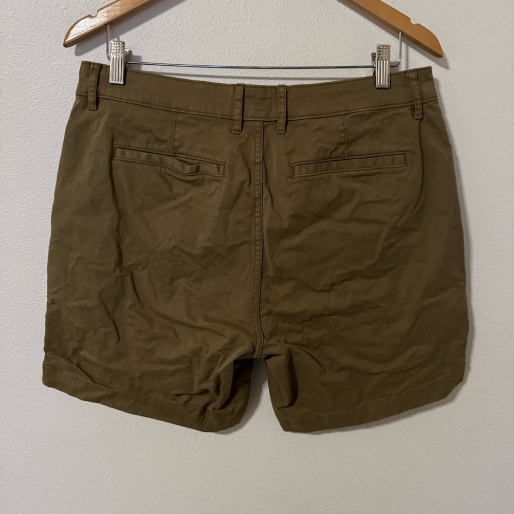 Huckberry Flint & Tinder 365 Chino 7” Short Khaki Stretch Cotton Preppy-34 - Picture 3 of 8